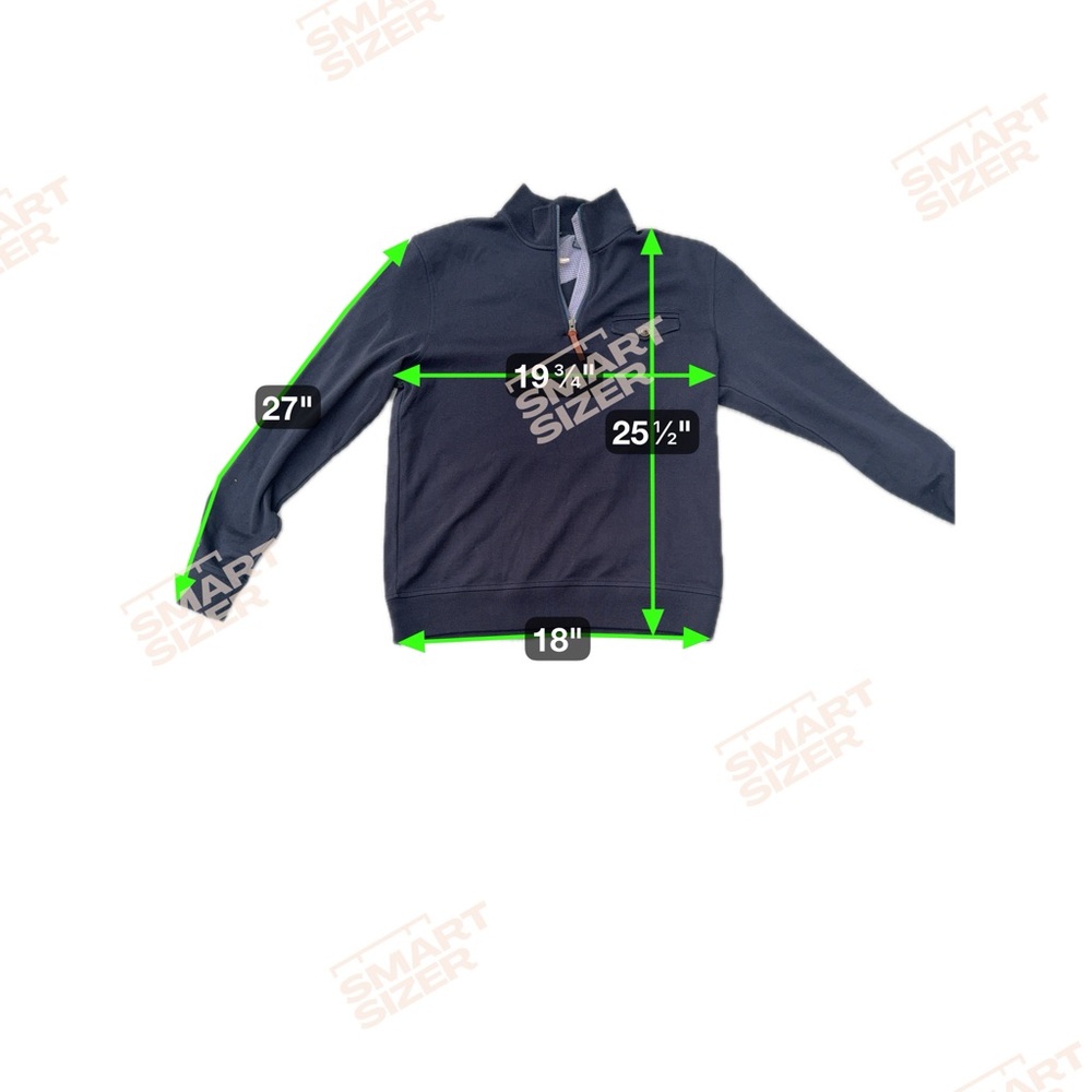 Ted Baker Navy Half-Zip Pullover with Button Pocket Size 4 (Large) - Picture 2 of 12